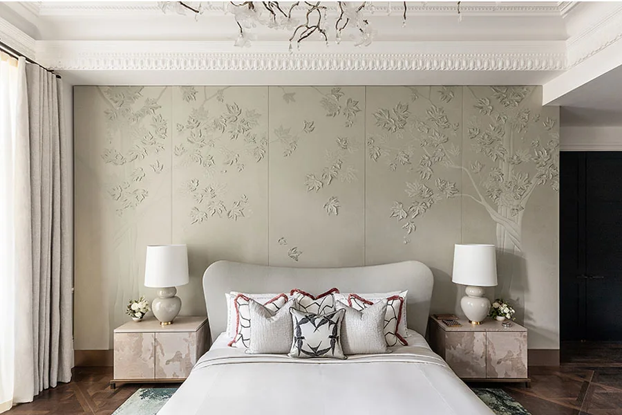 Helen Amy Murray bespoke headboard for House of Walpole