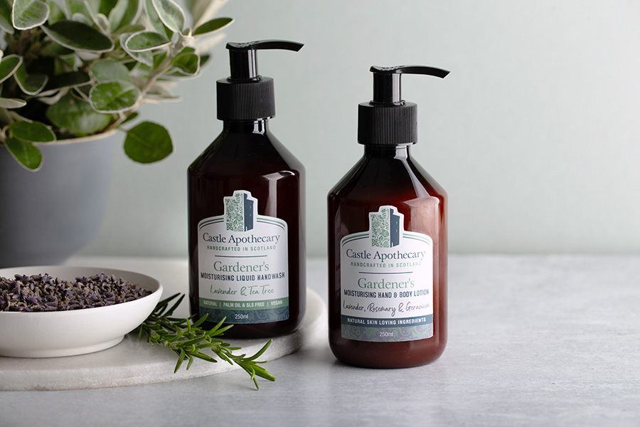 castle apothecary botanical skincare made in Scotland