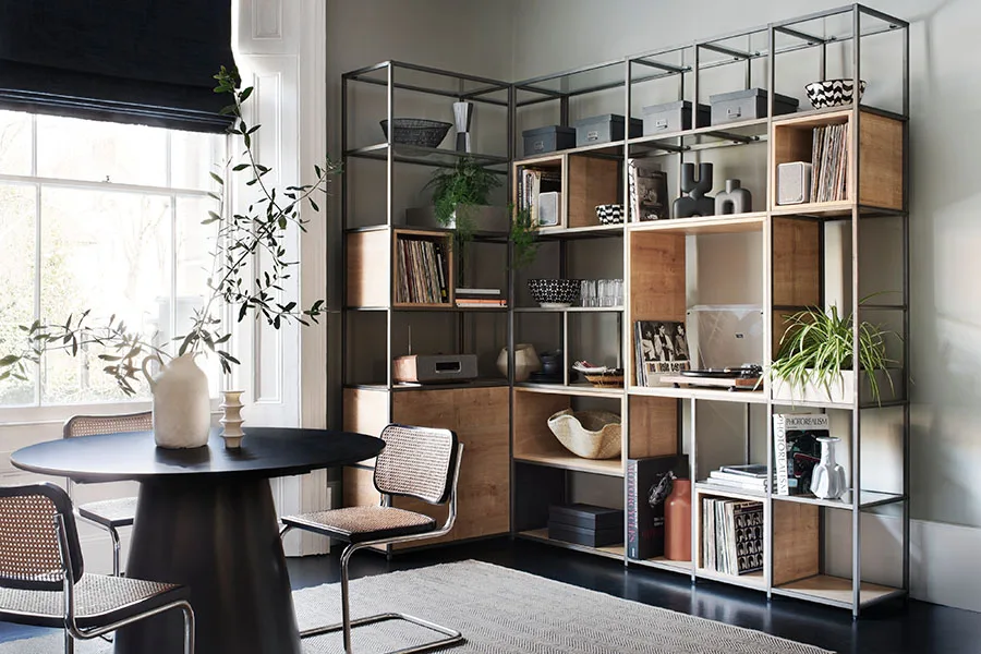 shelved modular storage for modern homes
