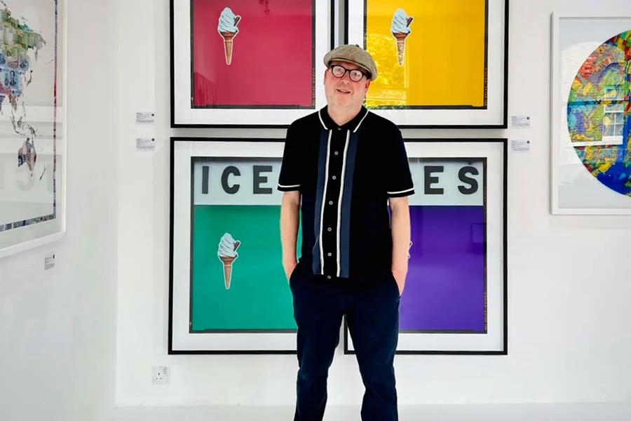 bleach box gallery with artist Richard Heeps