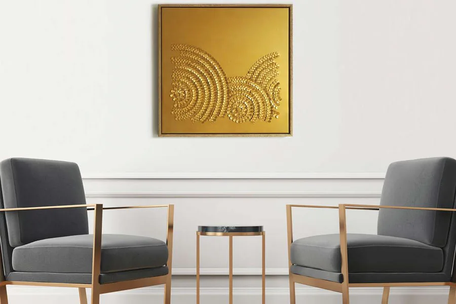 Louise Heighes new leather art as featured in ESTILA