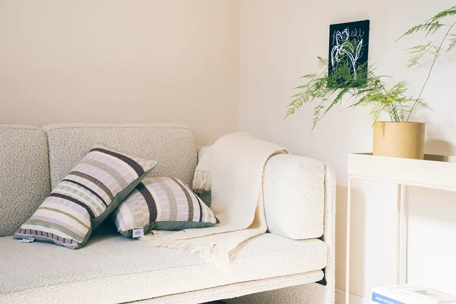 shiv textiles cushions with MIMMO Studios