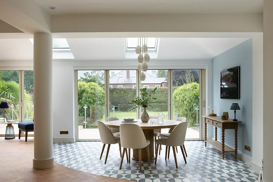 Howson Design modern open plan kitchen diner