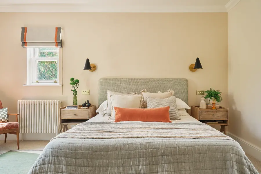 Natasha Burton Interiors green bedroom project