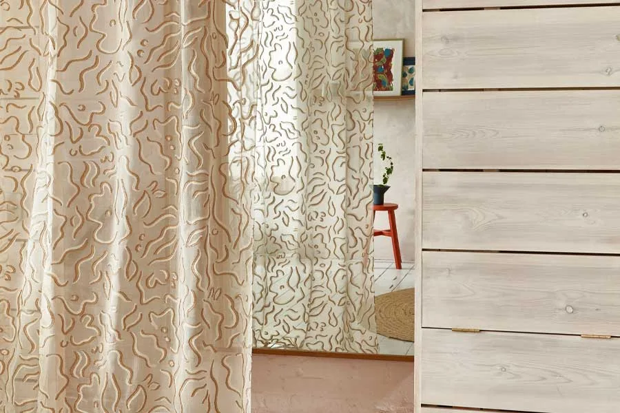 Imogen Heath new collection sheer fabrics as featured by estila