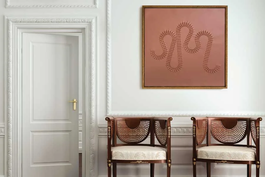 leather artist Louise Heighes new art pieces