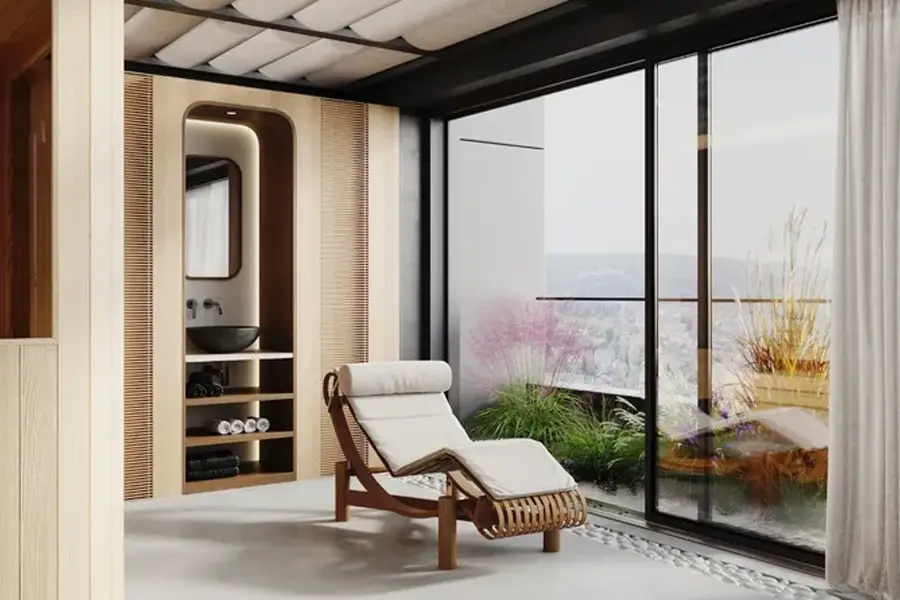 interiors with wellness as featured by estila