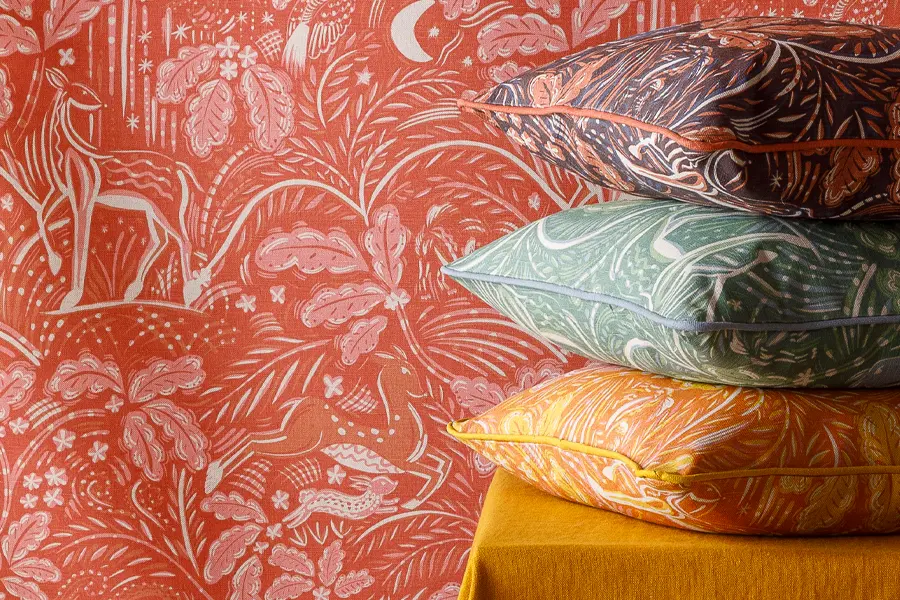 estila Beki Bright fabrics and wallpaper collections