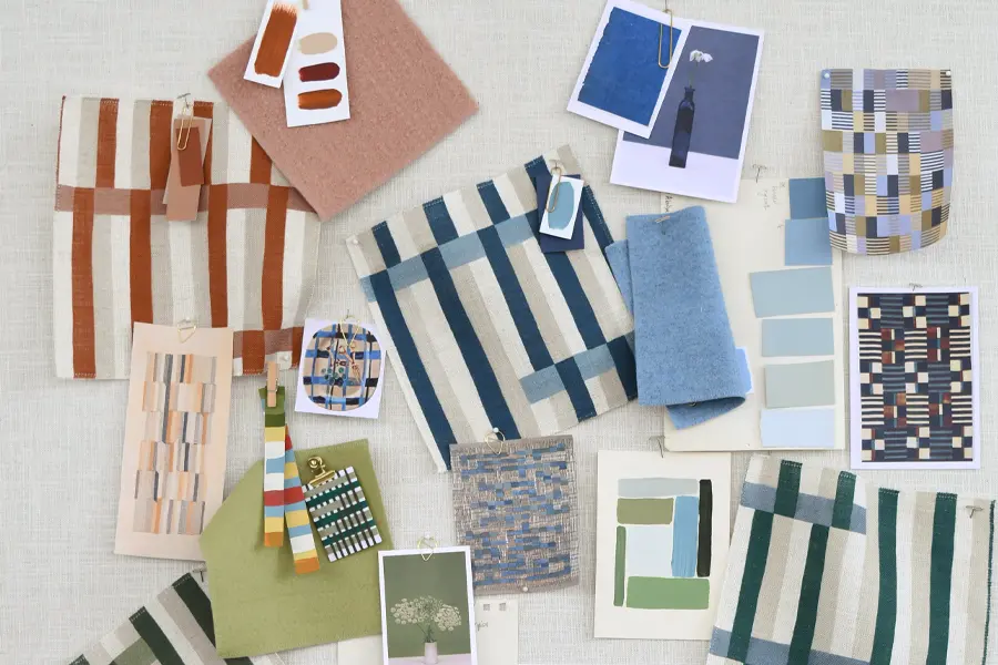 Imogen Heath new stripe collection as featured by estila