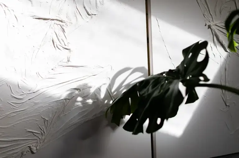 Samantha Davies art using silk