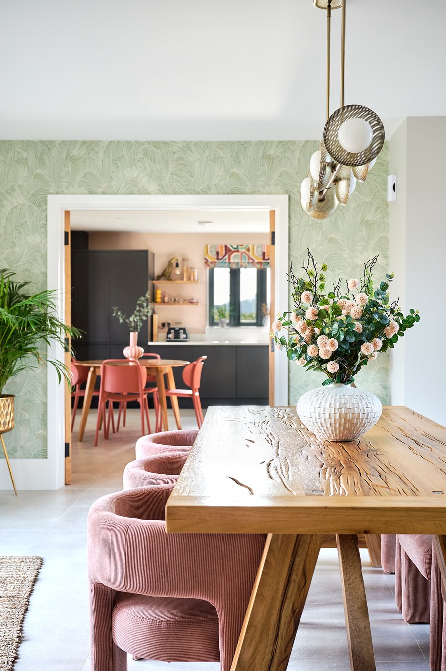 Colourful family home interior 01